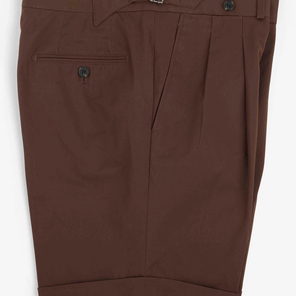 Spier & Mackay Brown Cotton Shorts - Picture 2 of 8